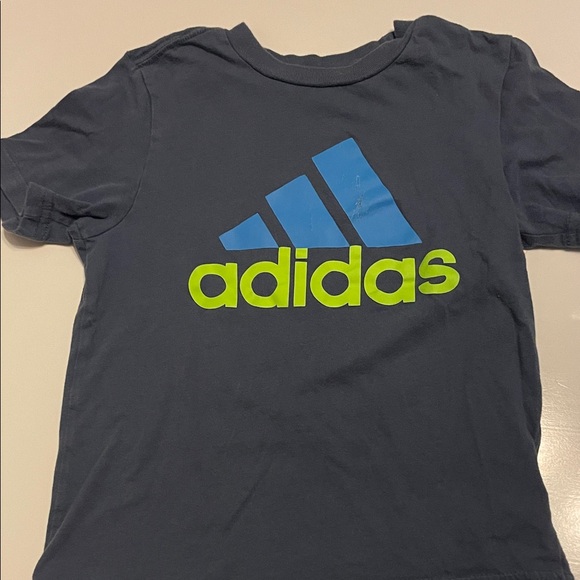 Adidas Kids' Orange & Slate Blue T-Shirt & Navy Shorts Set various sizes BUNDLE - Picture 2 of 11